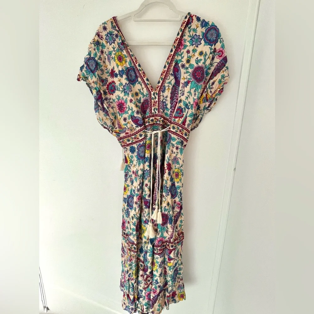 Patterned float drawstring dress - Picture 6 of 6